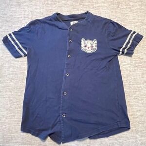 Red Jacket Archive Kansas City Katz Baseball Jersey Shirt Men's Small Blue Cat L